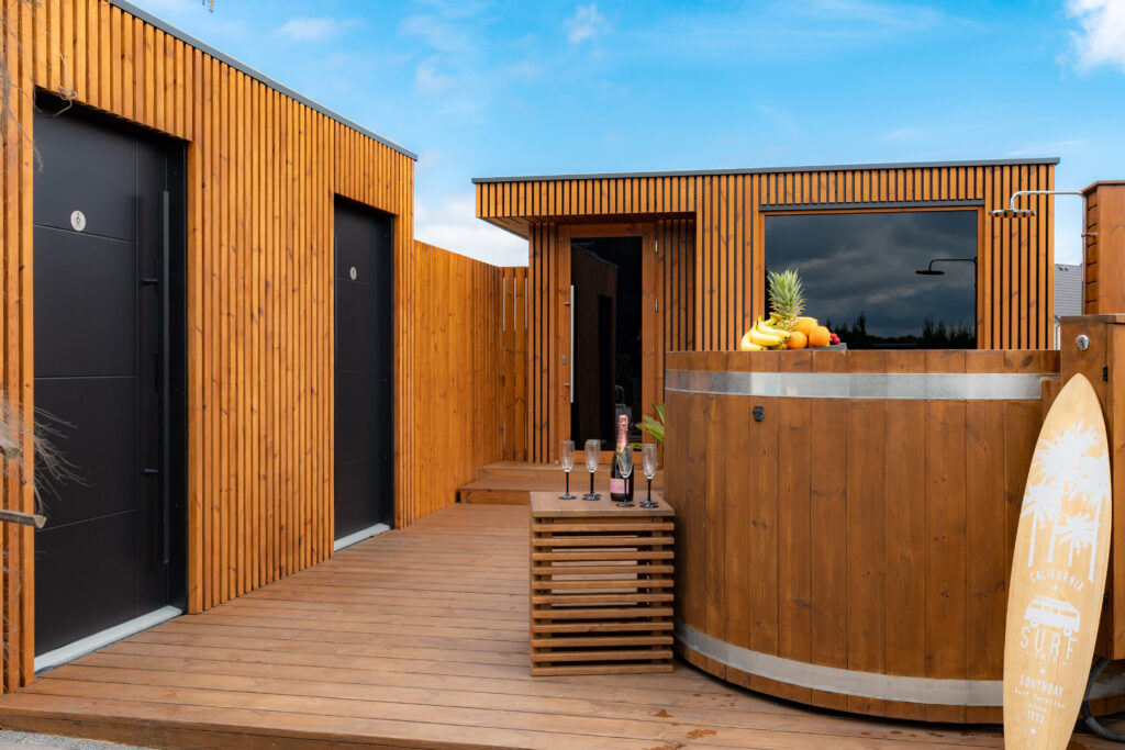 zdjęcie sauna i szampan Piaskowa11