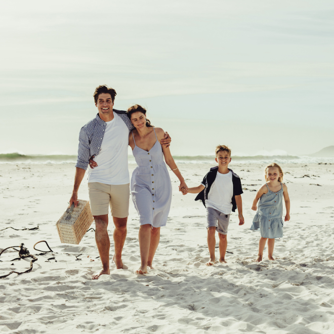 zdjęcie rodzina na plaży piaskowa 11