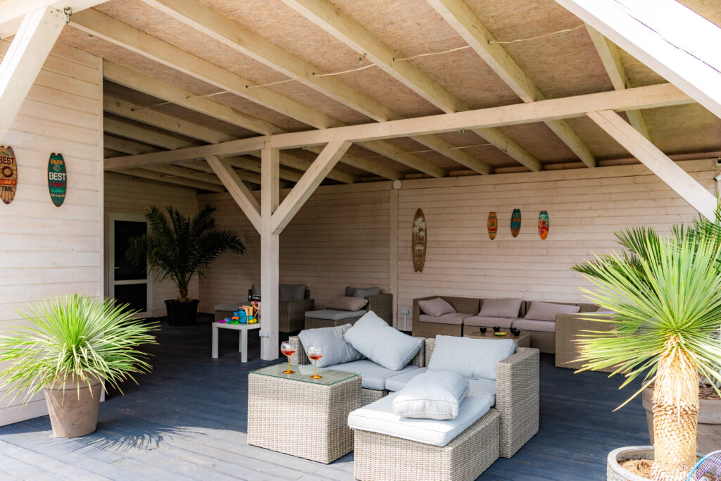 wiata, meble ogrodowe piaskowa 11 Łeba